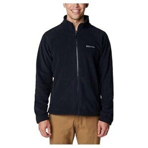 Columbia Men's Black Mission Air Interchange Hybrid Shell Fleece Jacket Size M